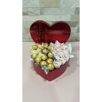 Corazón de chocolates